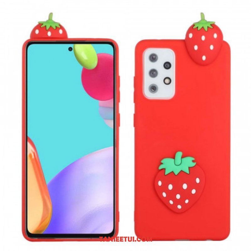 Etui do Samsung Galaxy A53 5G Truskawka 3d