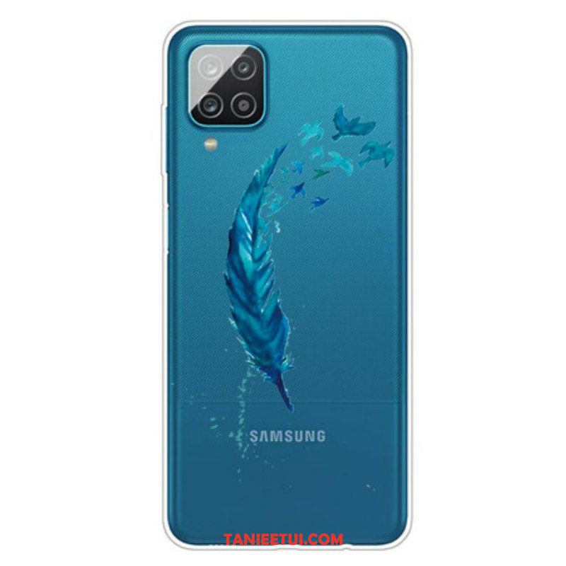 Etui do Samsung Galaxy M12 / A12 Piękne Piórko