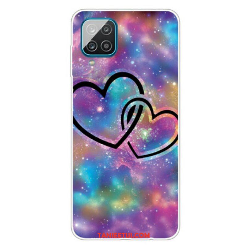 Etui do Samsung Galaxy M12 / A12 Przykute Serca