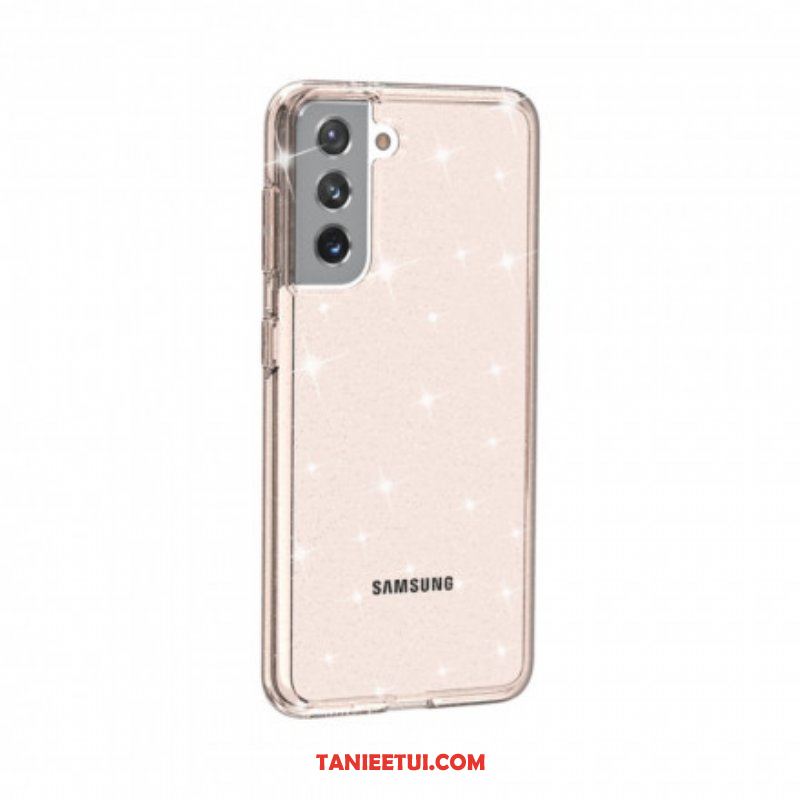 Etui do Samsung Galaxy S21 5G Przezroczyste Cekiny