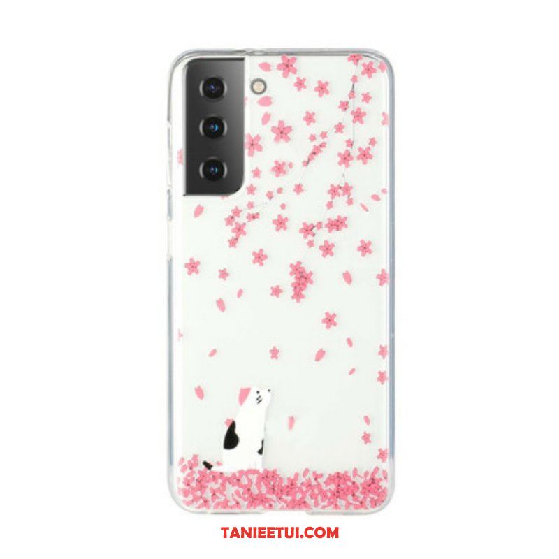 Etui do Samsung Galaxy S21 5G Płatki I Kot