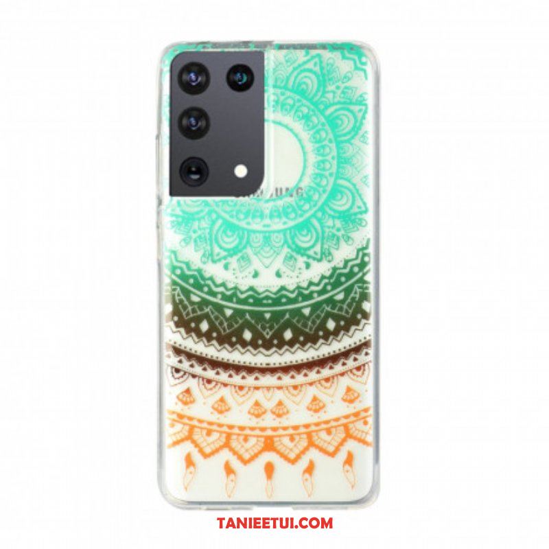 Etui do Samsung Galaxy S21 Ultra 5G Bezszwowa Kwiatowa Mandala