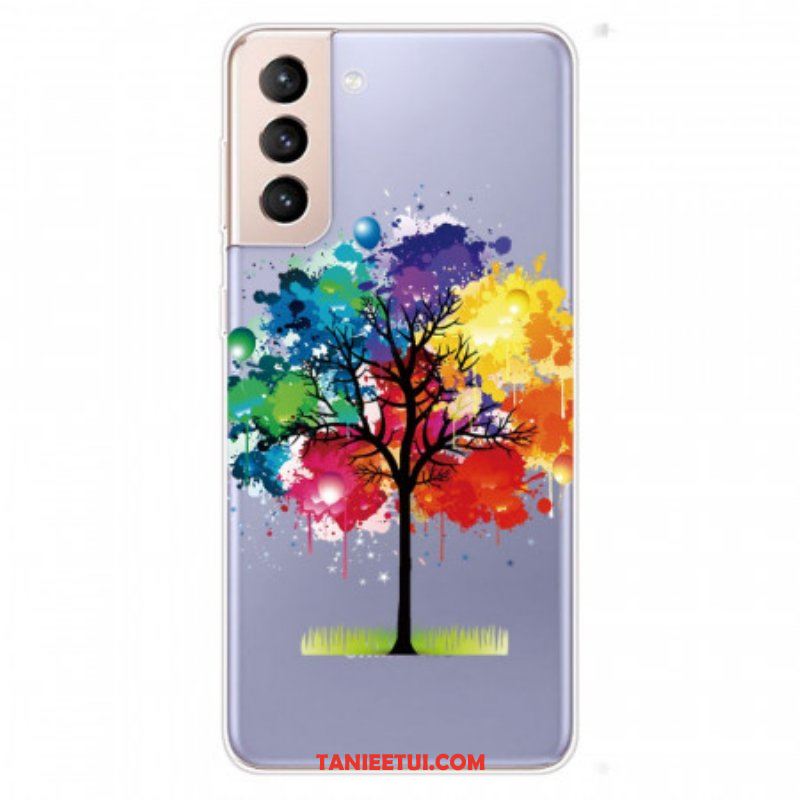 Etui do Samsung Galaxy S22 5G Bezszwowe Akwarela Drzewo