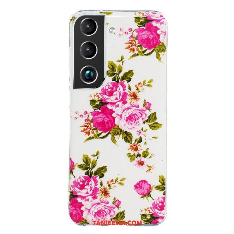 Etui do Samsung Galaxy S22 5G Fluorescencyjne Kwiaty Wolności