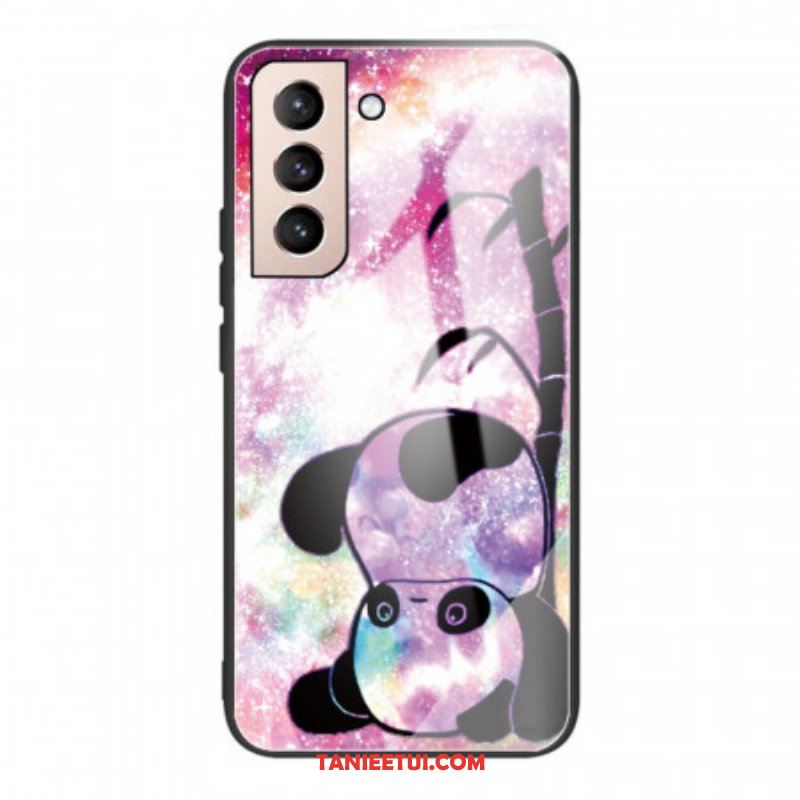 Etui do Samsung Galaxy S22 5G Panda I Bambusowe Szkło Hartowane