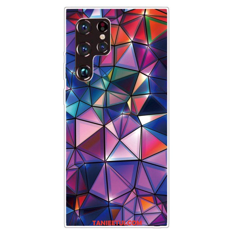 Etui do Samsung Galaxy S22 Ultra 5G Elastyczna Geometria