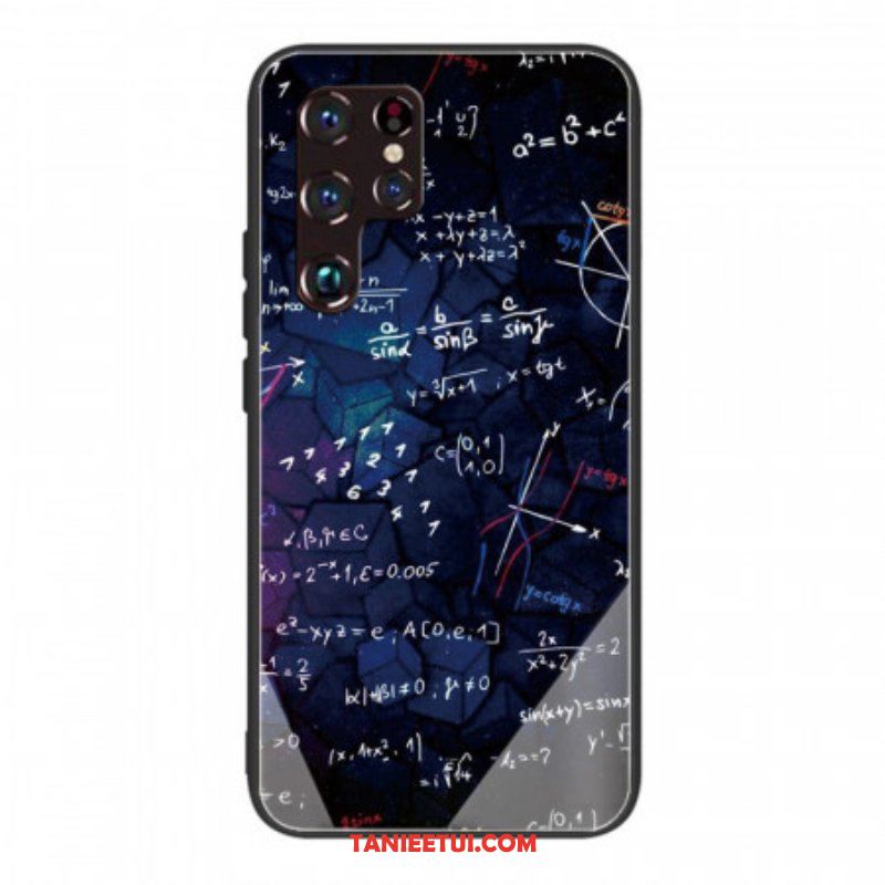 Etui do Samsung Galaxy S22 Ultra 5G Obliczenia Matematyczne Ze Szkła Hartowanego