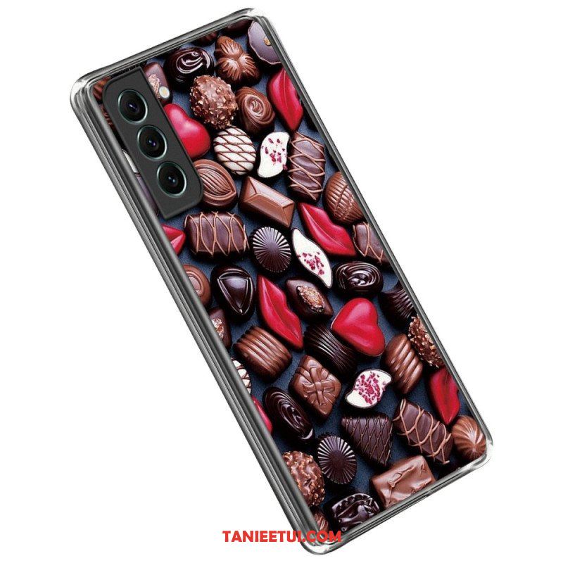 Etui do Samsung Galaxy S23 5G Elastyczna Czekolada