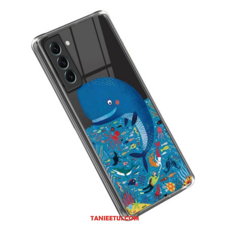 Etui do Samsung Galaxy S23 Plus 5G Przejrzysty Wieloryb