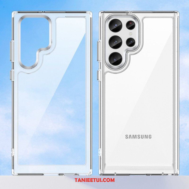 Etui do Samsung Galaxy S23 Ultra 5G Hybrydowe Kolorowe Krawędzie