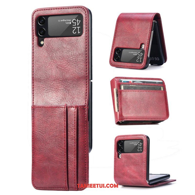 Etui do Samsung Galaxy Z Flip 3 5G Portfel Etui Folio Stylowy Skórzany Portfel