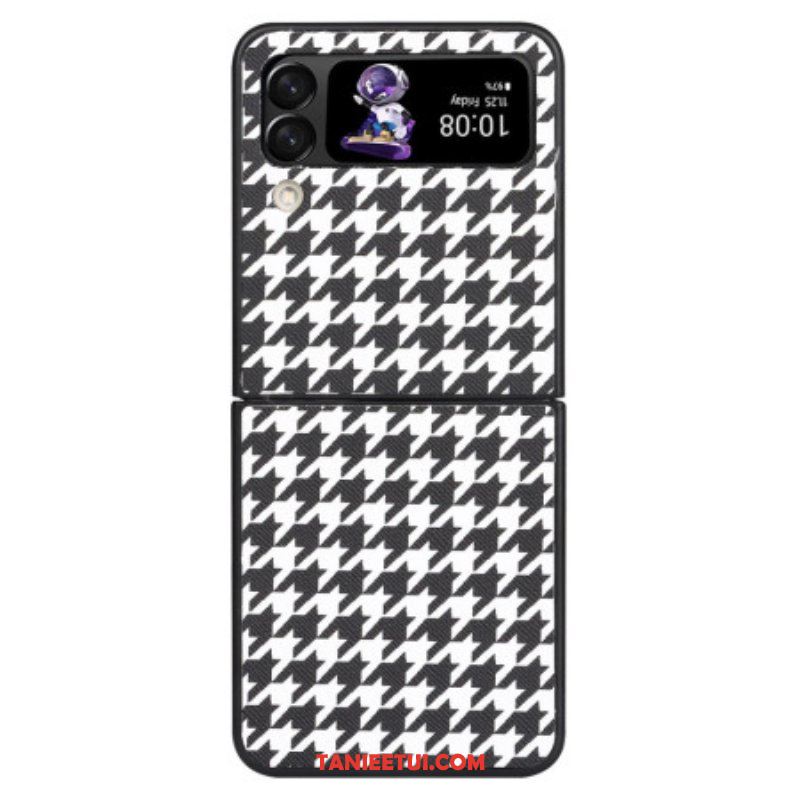 Etui do Samsung Galaxy Z Flip 4 Etui Folio Houndstooth