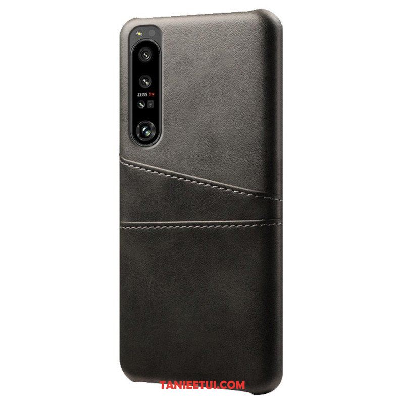 Etui do Sony Xperia 1 IV Etui Na Karty Z Efektem Skóry