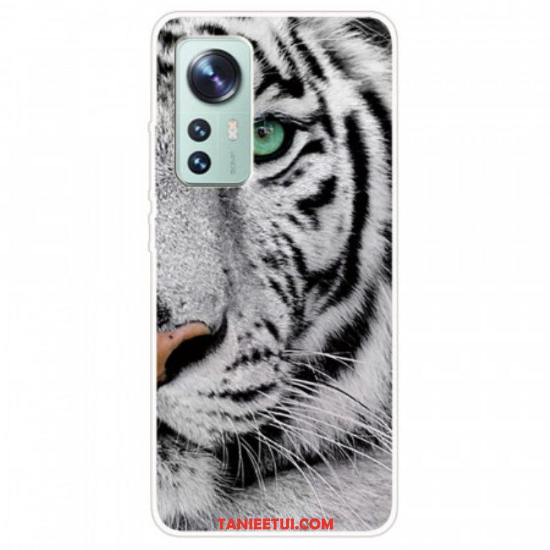 Etui do Xiaomi 12 Pro Biały Tygrys