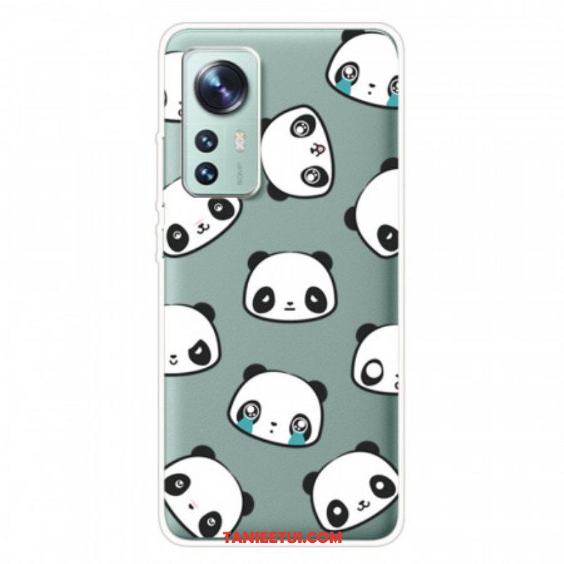 Etui do Xiaomi 12 Pro Głowy Pandy