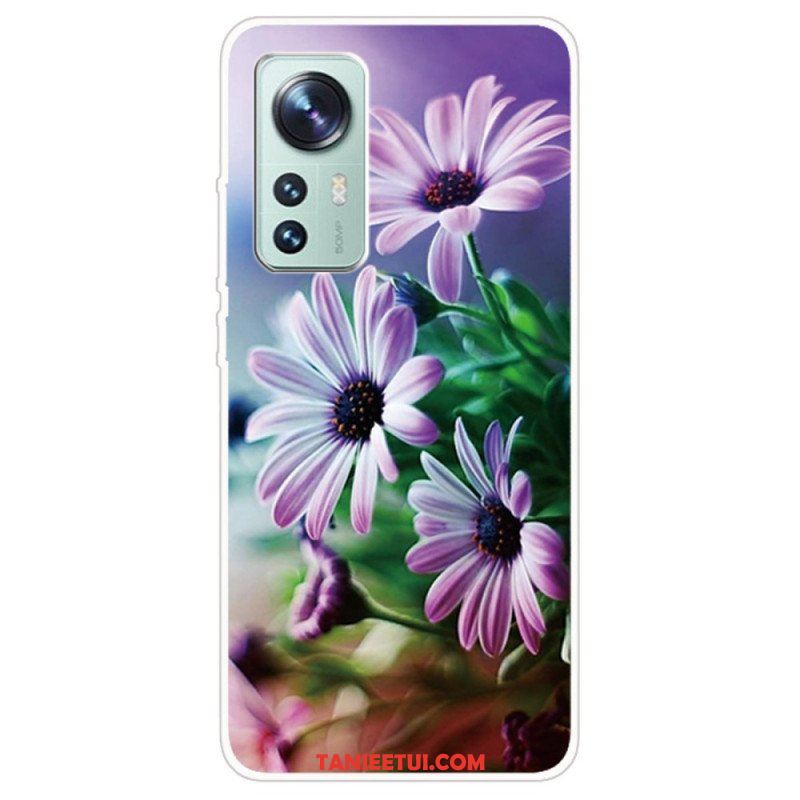 Etui do Xiaomi 12 Pro Kwiatowy Silikon