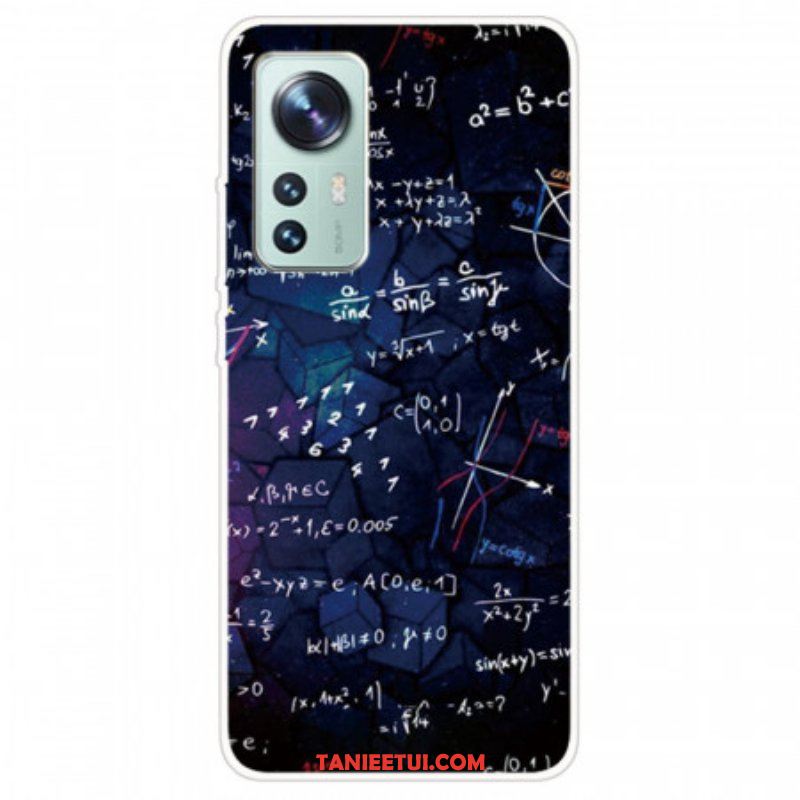 Etui do Xiaomi 12 Pro Silikonowe Obliczenia Matematyczne