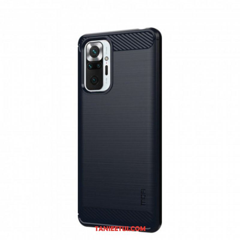 Etui do Xiaomi Redmi Note 10 Pro Szczotkowane Włókno Węglowe Mofi