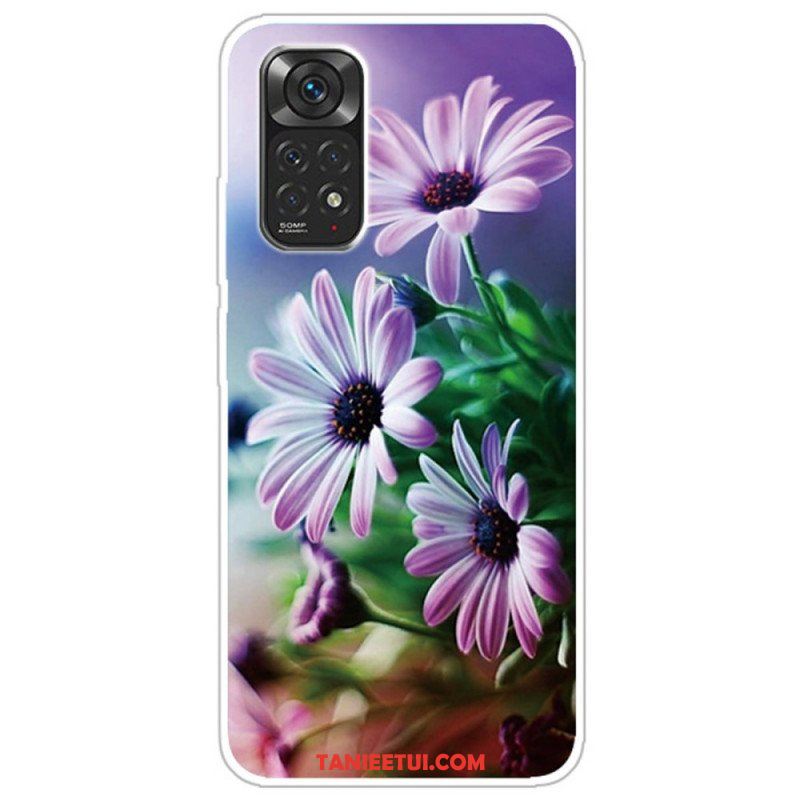 Etui do Xiaomi Redmi Note 11 / 11S Realistyczne Kwiaty