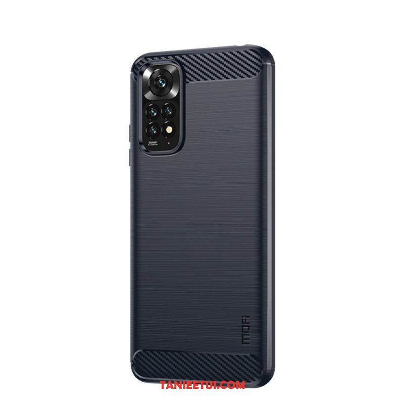 Etui do Xiaomi Redmi Note 11 / 11S Szczotkowane Włókno Węglowe Mofi