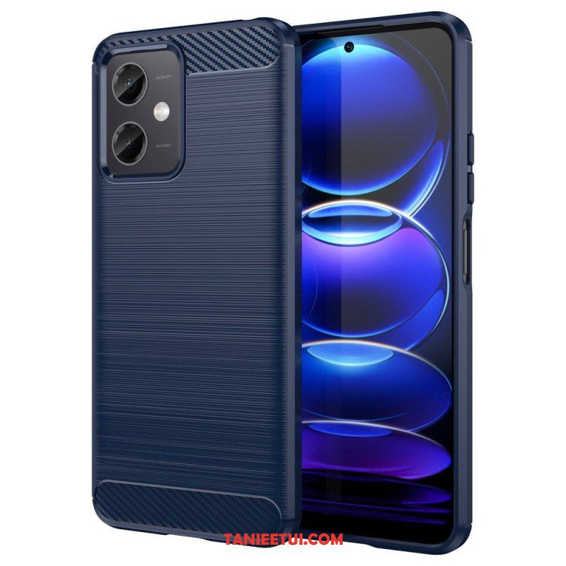 Etui do Xiaomi Redmi Note 12 5G Szczotkowane Włókno Węglowe