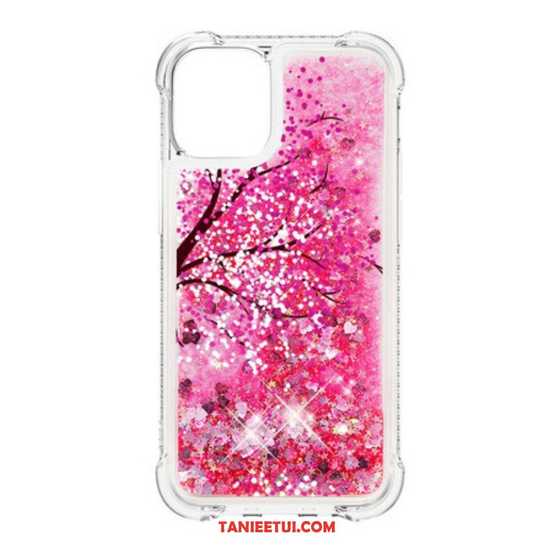 Etui do iPhone 13 Mini Brokatowe Drzewo