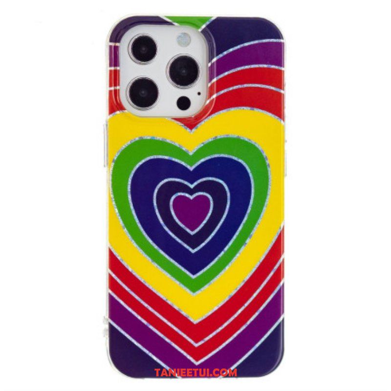 Etui do iPhone 15 Pro Psychodeliczne Serce