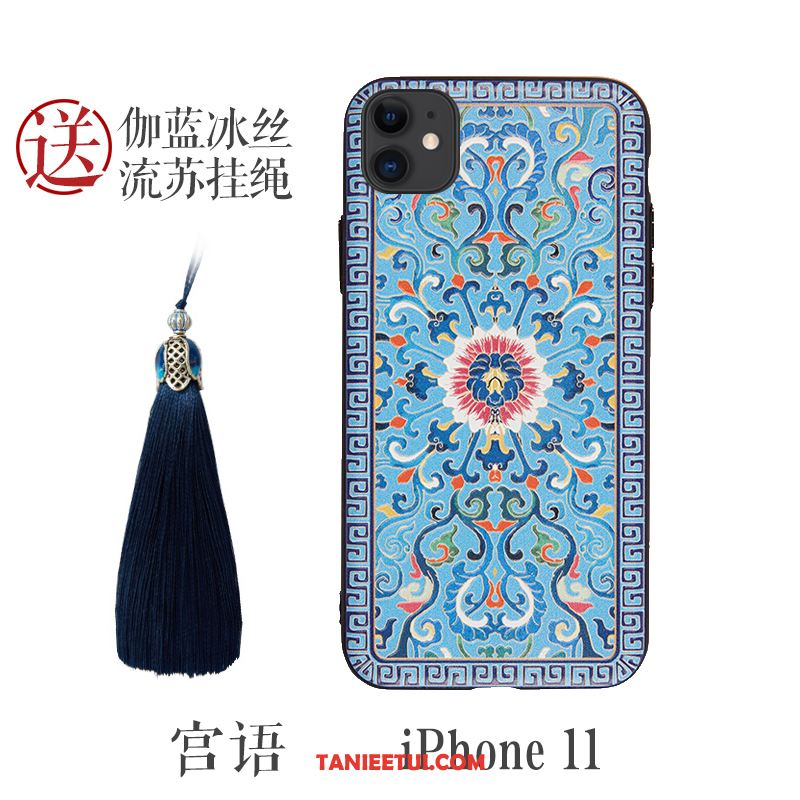 Etui iPhone 11 All Inclusive Nowy Anti-fall, Futerał iPhone 11 Relief Cienka Chiński Styl