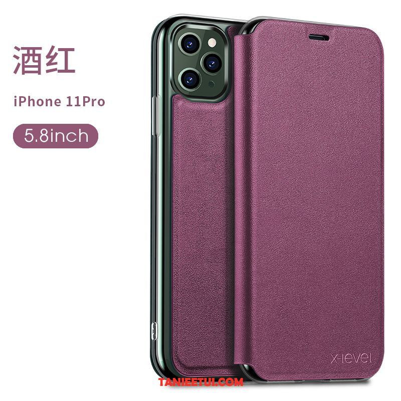 Etui iPhone 11 Pro Anti-fall Wysoki Koniec All Inclusive, Futerał iPhone 11 Pro Miękki Purpurowy Biznes