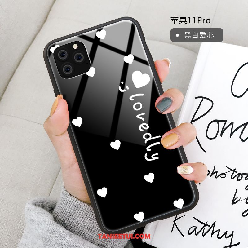 Etui iPhone 11 Pro Czarny Silikonowe Anti-fall, Obudowa iPhone 11 Pro Ochraniacz Kropka Modna Marka