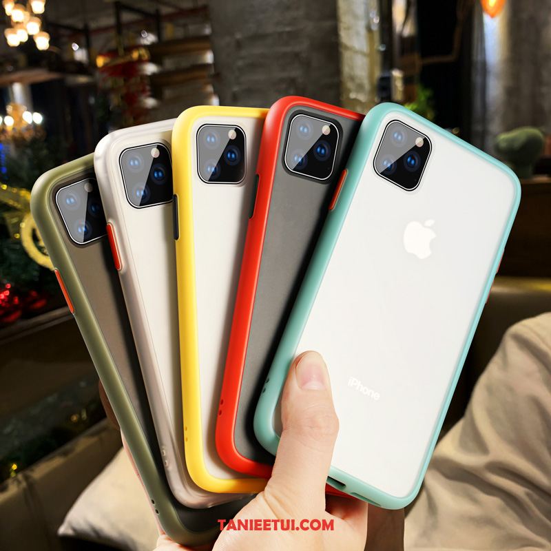 Etui iPhone 11 Pro Max Silikonowe Modna Marka All Inclusive, Pokrowce iPhone 11 Pro Max Telefon Komórkowy Nubuku Przezroczysty