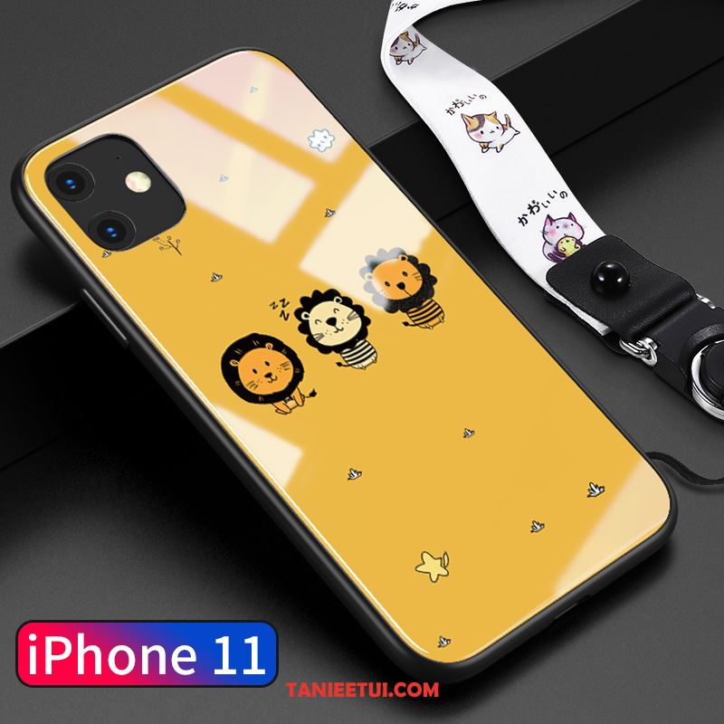 Etui iPhone 11 Szkło Anti-fall Kreskówka, Futerał iPhone 11 All Inclusive Ochraniacz Cienkie