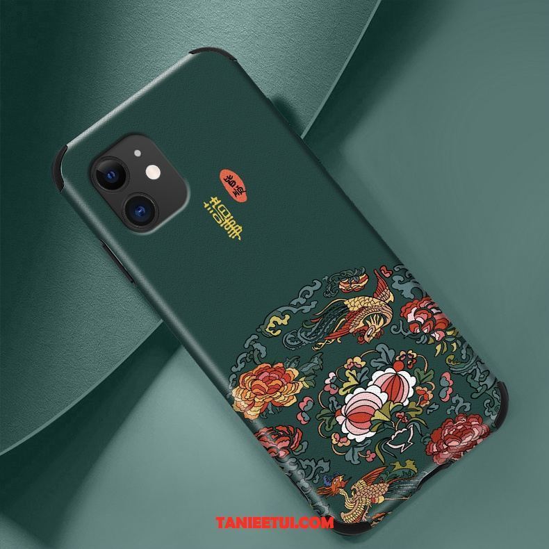 Etui iPhone 12 Mini Miękki Cienkie All Inclusive, Pokrowce iPhone 12 Mini Silikonowe Chiński Styl Wzór