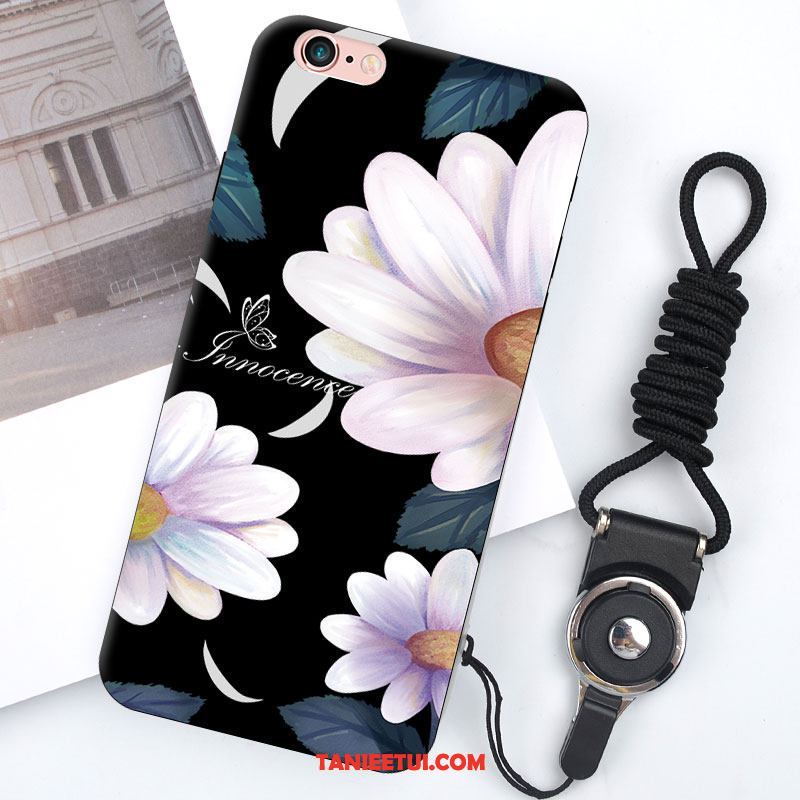 Etui iPhone 6 / 6s Czarny Wiszące Ozdoby Modna Marka, Futerał iPhone 6 / 6s All Inclusive Silikonowe Anti-fall