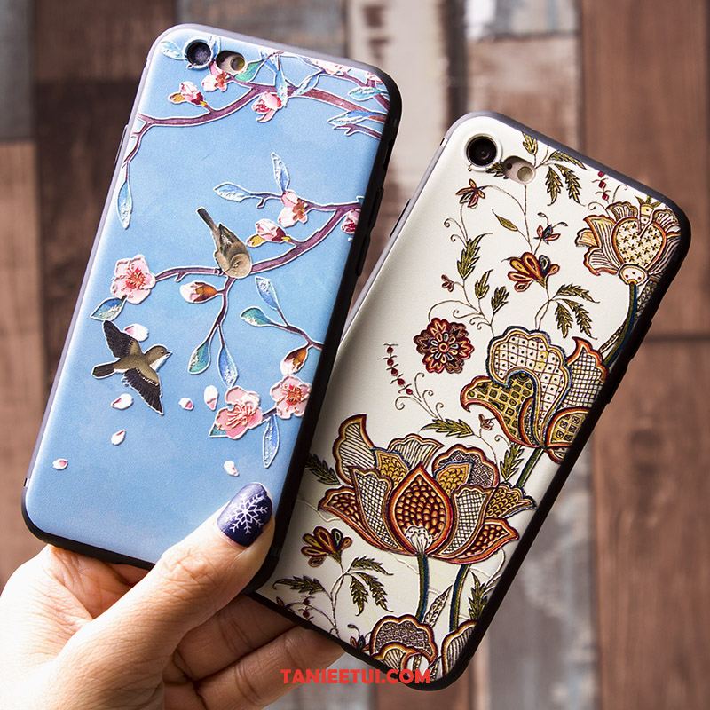 Etui iPhone 6 / 6s Plus Nowy Silikonowe Ring, Obudowa iPhone 6 / 6s Plus Niebieski Miękki All Inclusive