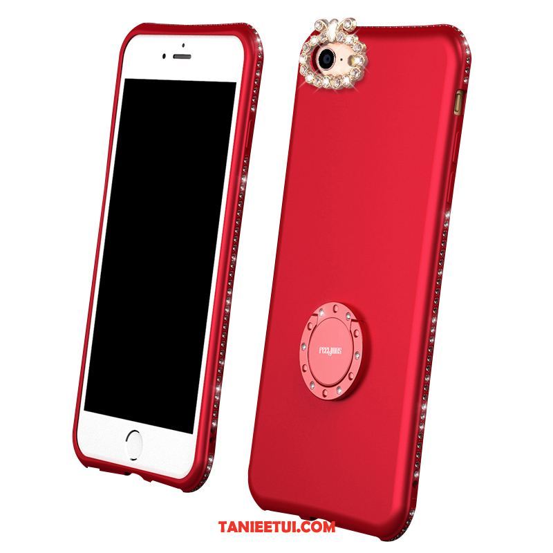 Etui iPhone 6 / 6s Silikonowe Telefon Komórkowy Nubuku, Futerał iPhone 6 / 6s Miękki Czerwony Modna Marka