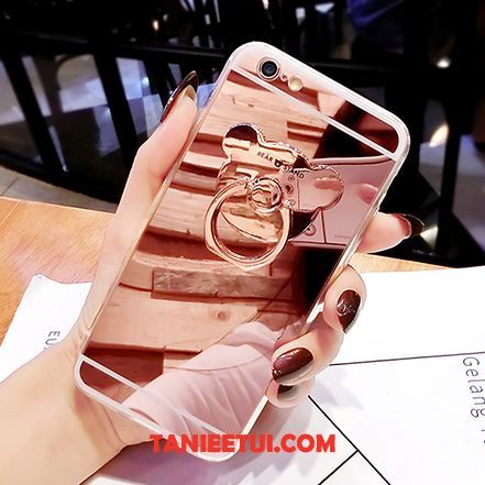 Etui iPhone 6 / 6s Telefon Komórkowy Tendencja Wisząca Szyja, Pokrowce iPhone 6 / 6s Lustro Znieść Ring