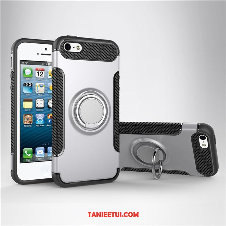 Etui iPhone Se All Inclusive Metal Wspornik, Obudowa iPhone Se Anti-fall Ring Telefon Komórkowy