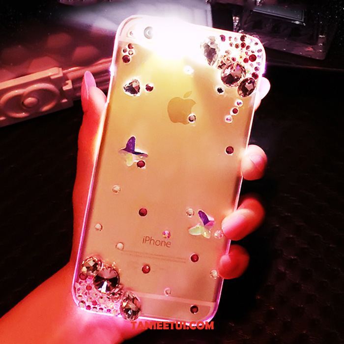 Etui iPhone Se Kreatywne Telefon Komórkowy Przezroczysty, Pokrowce iPhone Se Luksusowy Rhinestone