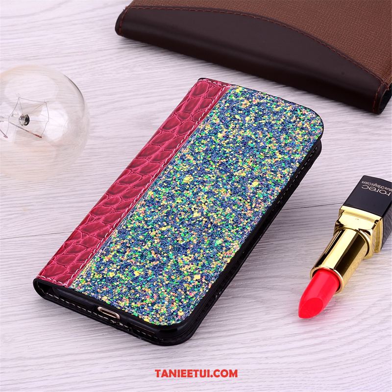 Etui iPhone Xr Anti-fall Rhinestone Niebieski, Futerał iPhone Xr Telefon Komórkowy Skórzany Futerał Osobowość