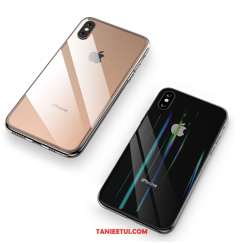 Etui iPhone Xs Max Telefon Komórkowy Anti-fall Szkło, Pokrowce iPhone Xs Max All Inclusive Tendencja Cienkie