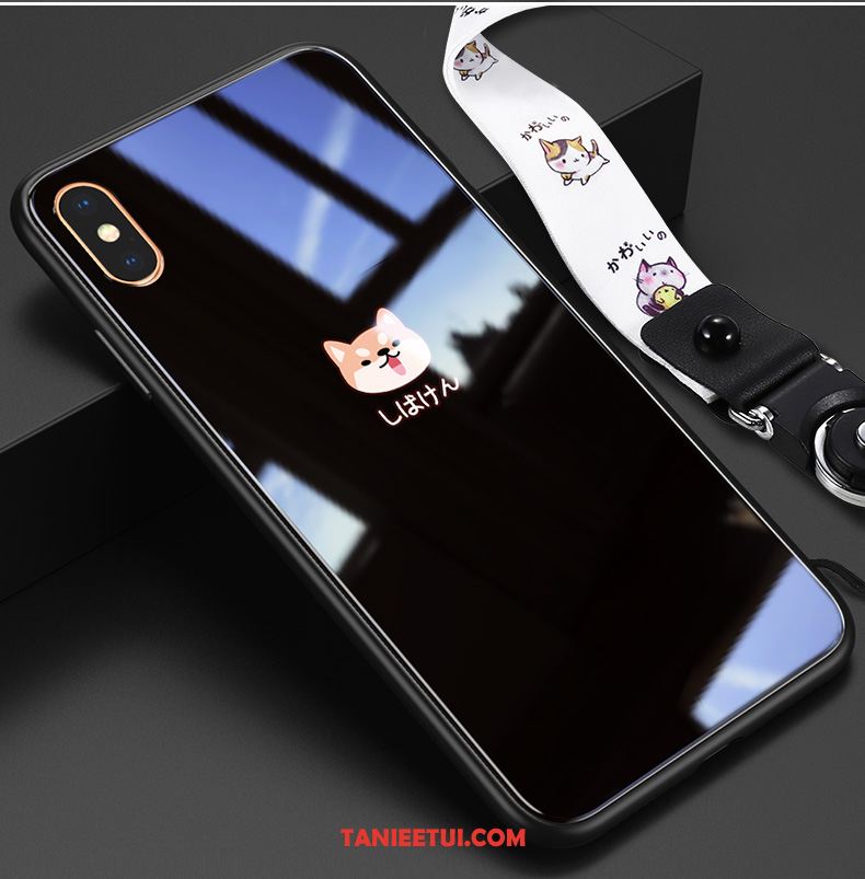 Etui iPhone Xs Max Telefon Komórkowy Nowy Zakochani, Pokrowce iPhone Xs Max Czarny Psy Szkło