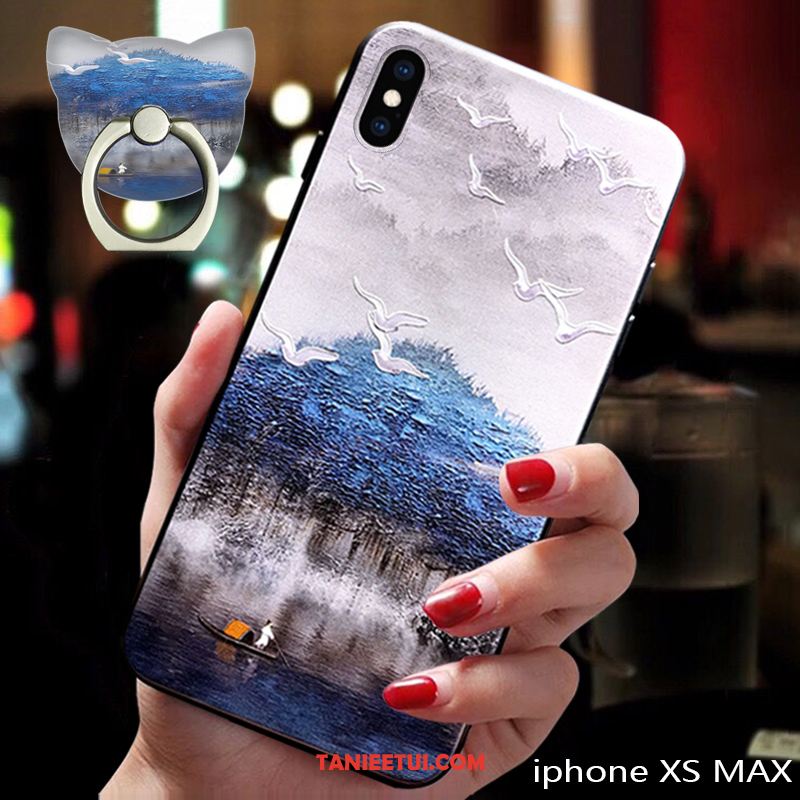 Etui iPhone Xs Max Zakochani Chiński Styl Cienkie, Obudowa iPhone Xs Max Nowy Tendencja Miękki