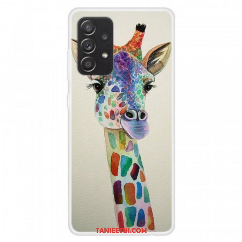 Futerały do Samsung Galaxy A13 Kolorowa Żyrafa