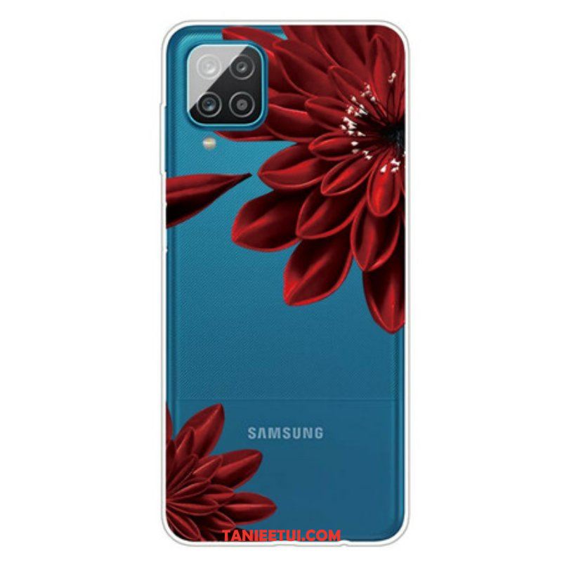 Futerały do Samsung Galaxy M12 / A12 Dzikie Kwiaty