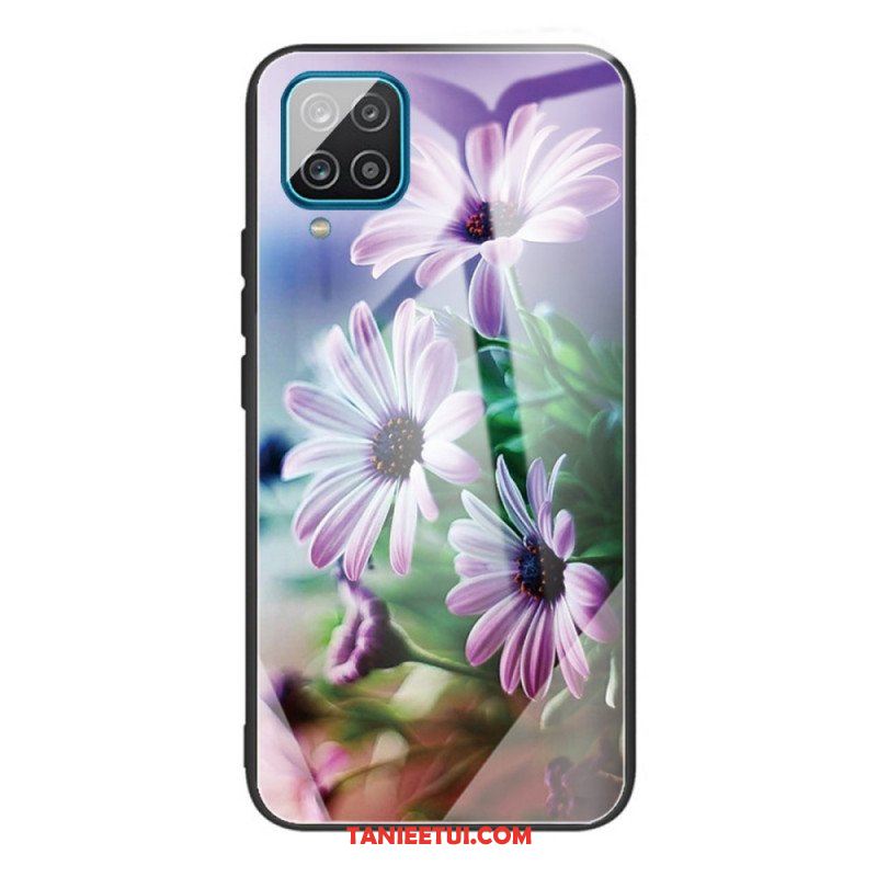 Futerały do Samsung Galaxy M32 Kwiaty Ze Szkła Hartowanego