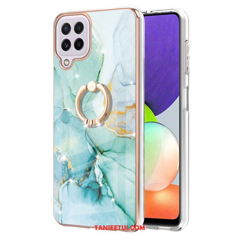 Futerały do Samsung Galaxy M32 Marmur Ze Wspornikiem Pierścienia