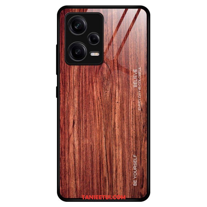 Futerały do Xiaomi Redmi Note 12 Pro Szkło Hartowane W Stylu Drewna