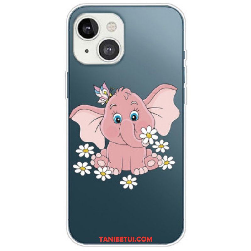 Futerały do iPhone 14 Plus Bezszwowy Różowy Słoń