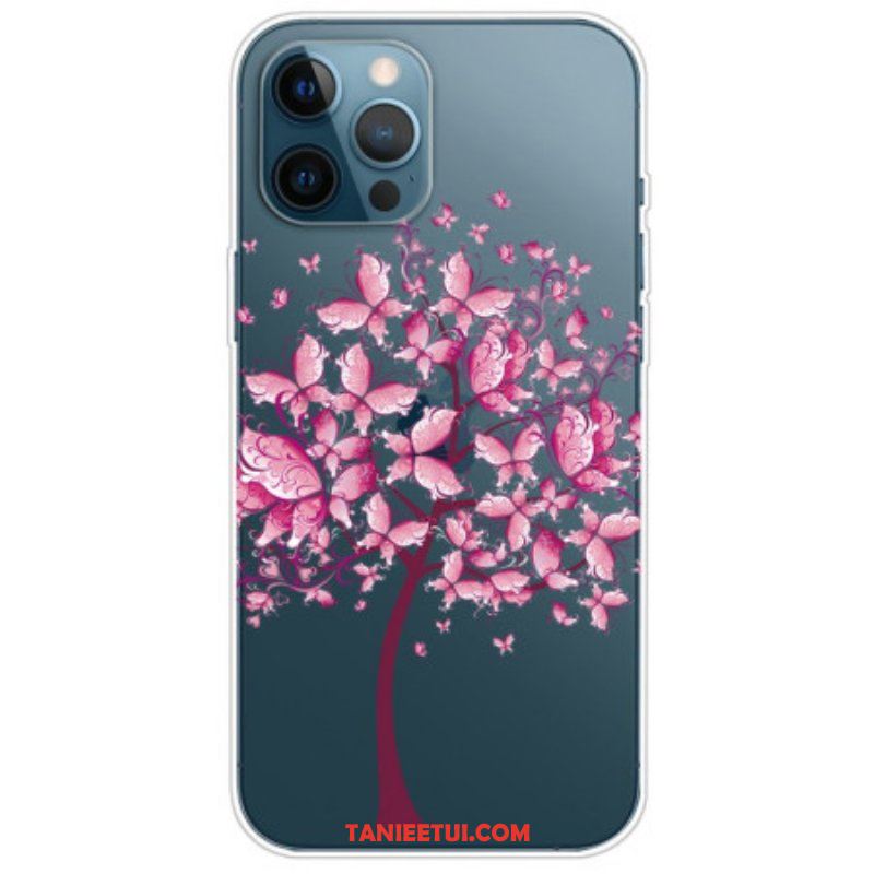 Futerały do iPhone 14 Pro Różowe Drzewo